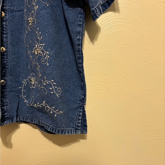 Premier International Denim Top with Embroidery - Picture 6 of 7